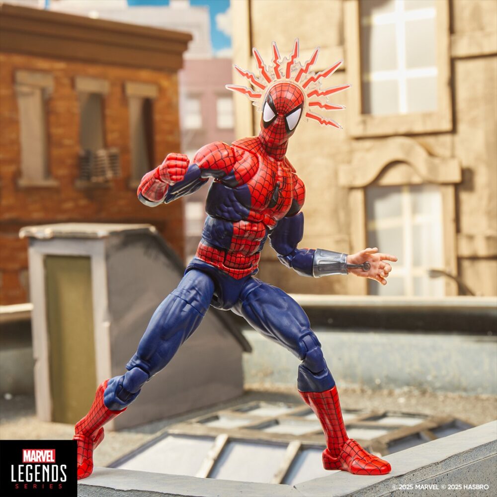 Figura de acción premium de 16 cm del personaje MAXIMUM SPIDER-MAN MARVEL LEGENDS SERIES de HASBRO