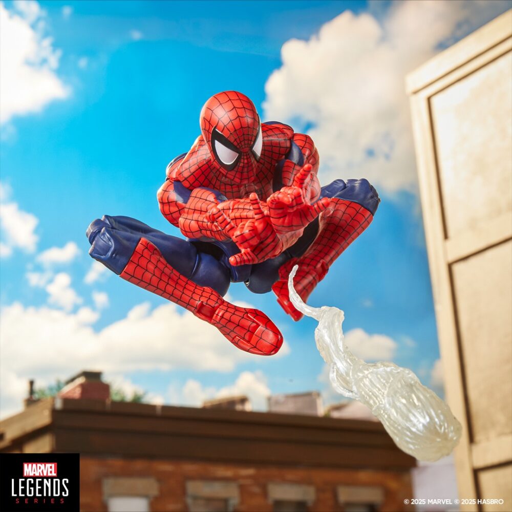 Figura de acción premium de 16 cm del personaje MAXIMUM SPIDER-MAN MARVEL LEGENDS SERIES de HASBRO