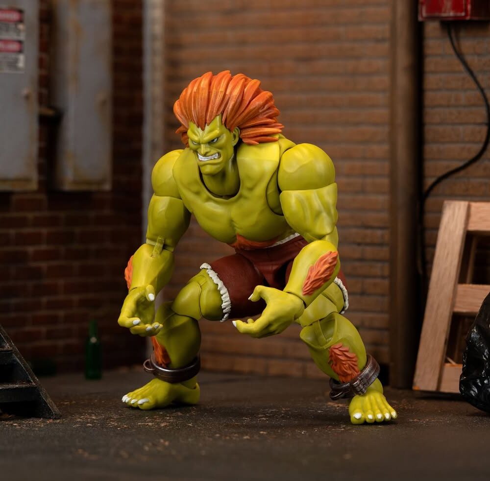 Figura de acción de 16 cm del personaje BLANKA ULTRA STREET FIGHTER II: THE FINAL CHALLENGERS de JADA TOYS