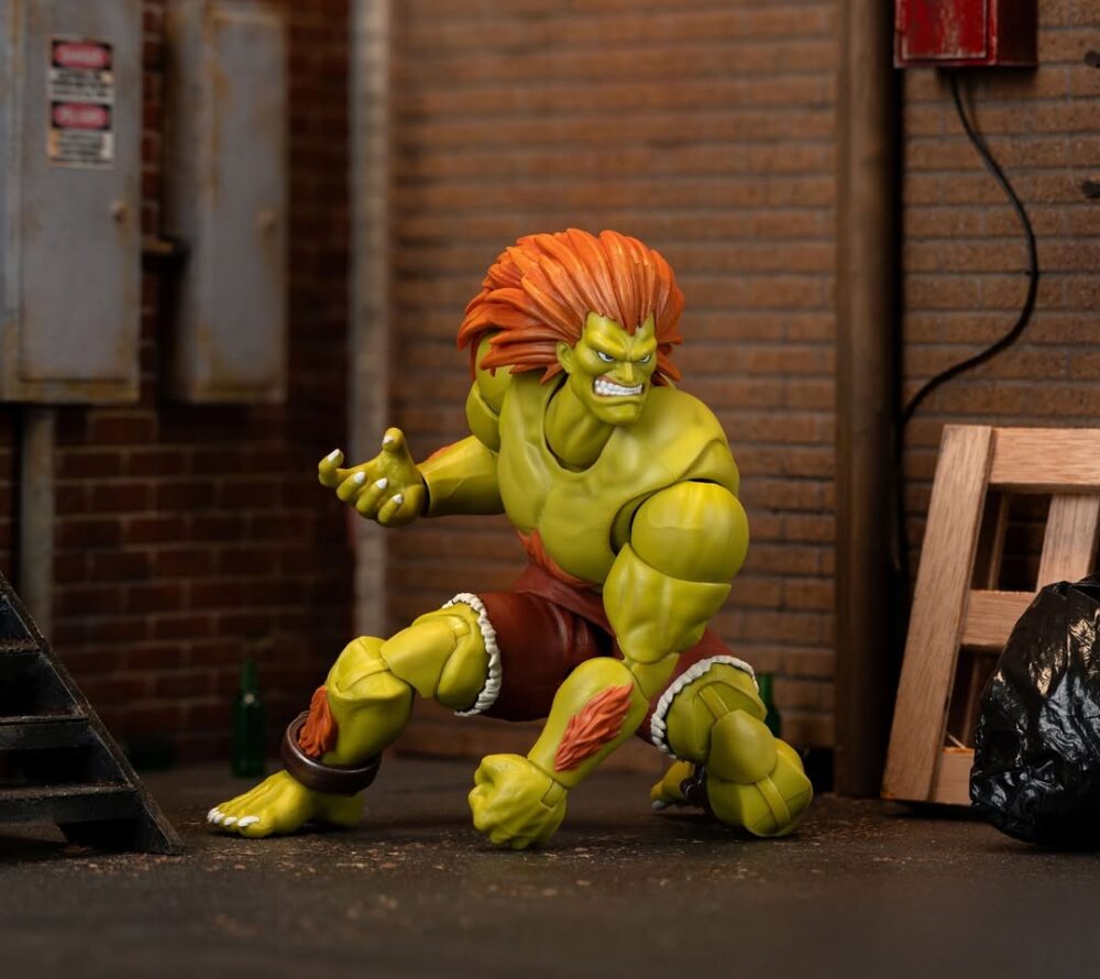 Figura de acción de 16 cm del personaje BLANKA ULTRA STREET FIGHTER II: THE FINAL CHALLENGERS de JADA TOYS