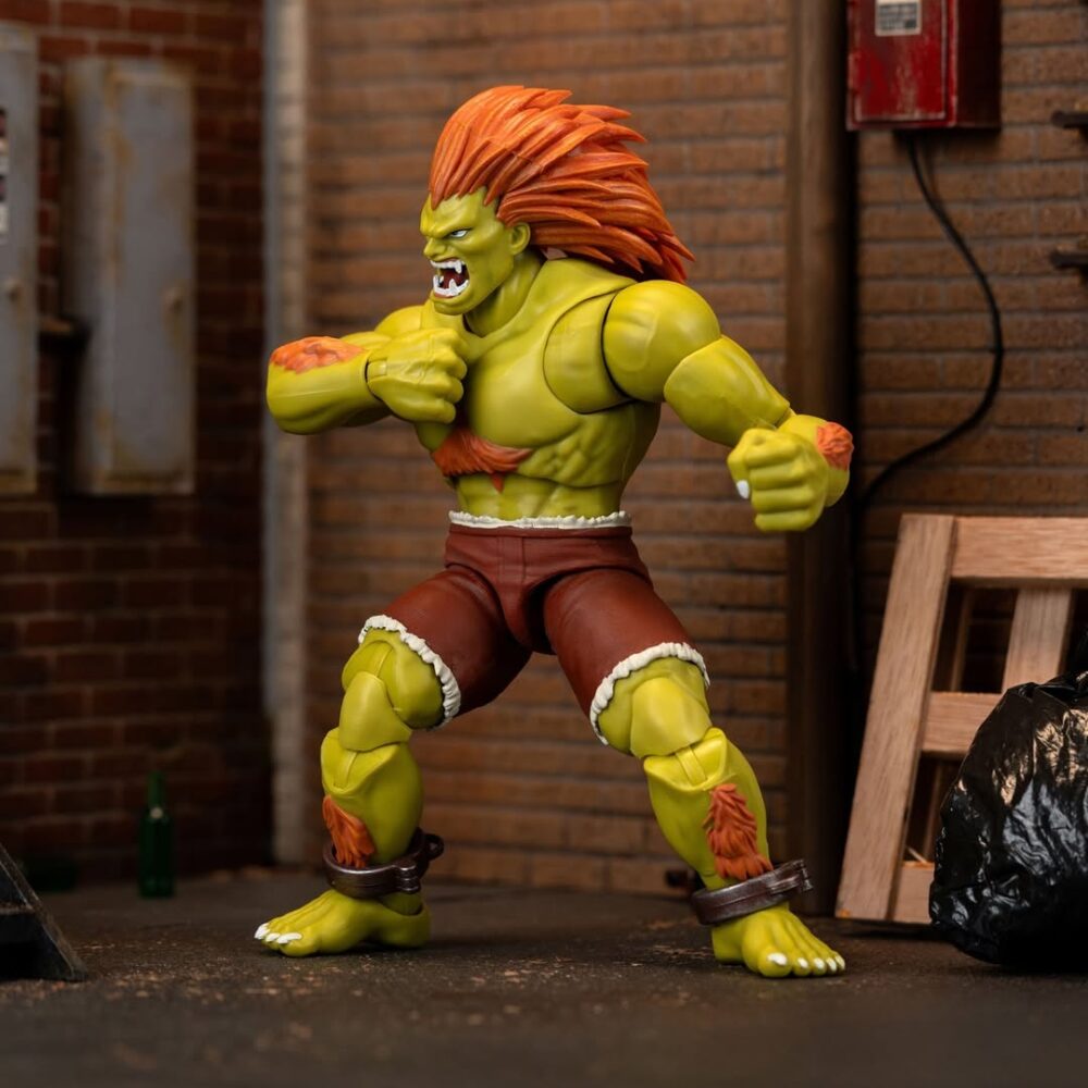 Figura de acción de 16 cm del personaje BLANKA ULTRA STREET FIGHTER II: THE FINAL CHALLENGERS de JADA TOYS