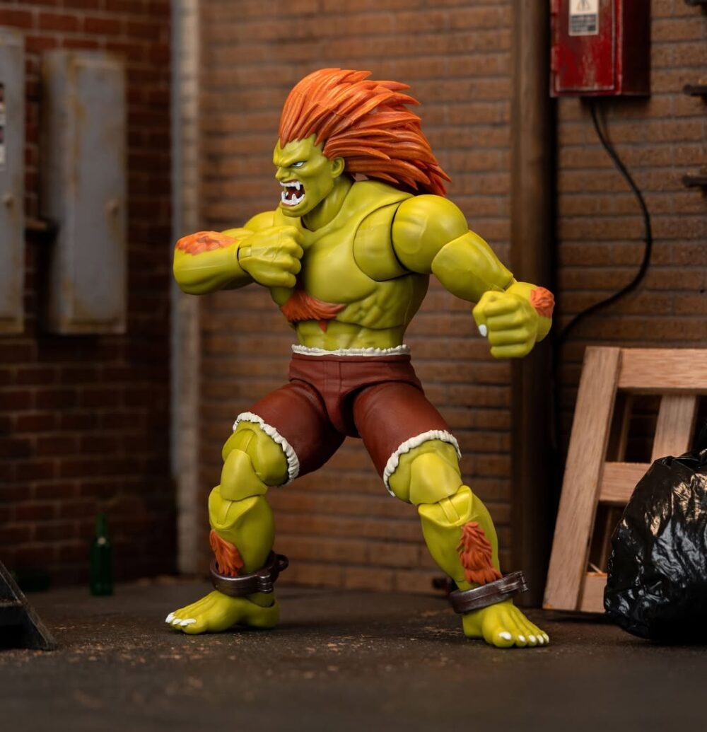 Figura de acción de 16 cm del personaje BLANKA ULTRA STREET FIGHTER II: THE FINAL CHALLENGERS de JADA TOYS