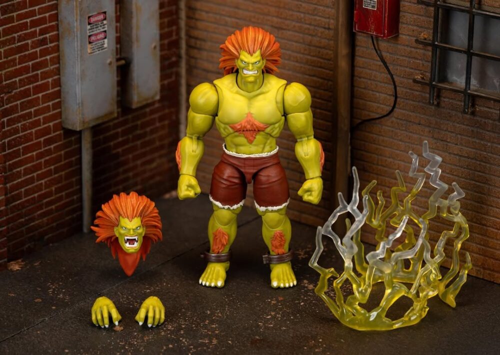 Figura de acción de 16 cm del personaje BLANKA ULTRA STREET FIGHTER II: THE FINAL CHALLENGERS de JADA TOYS