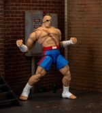 Figura de acción articulada de 16 cm del personaje SAGAT ULTRA STREET FIGHTER II: THE FINAL CHALLENGERS de JADA TOYS