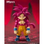 Figura de 8 cm del personaje SON GOKU SUPER SAIYAN 4 MINI DAIMA DRAGON BALL SH FIGUARTS de TAMASHII NATIONS