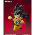 Figura de 8 cm del personaje SON GOKU SUPER SAIYAN 4 MINI DAIMA DRAGON BALL SH FIGUARTS de TAMASHII NATIONS