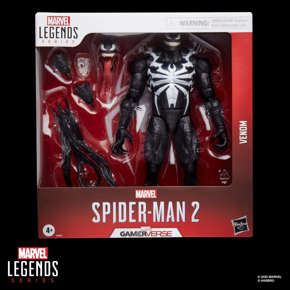 Figura de acción de 17 cm del personaje VENOM GAMERVERSE MARVEL LEGENDS de HASBRO