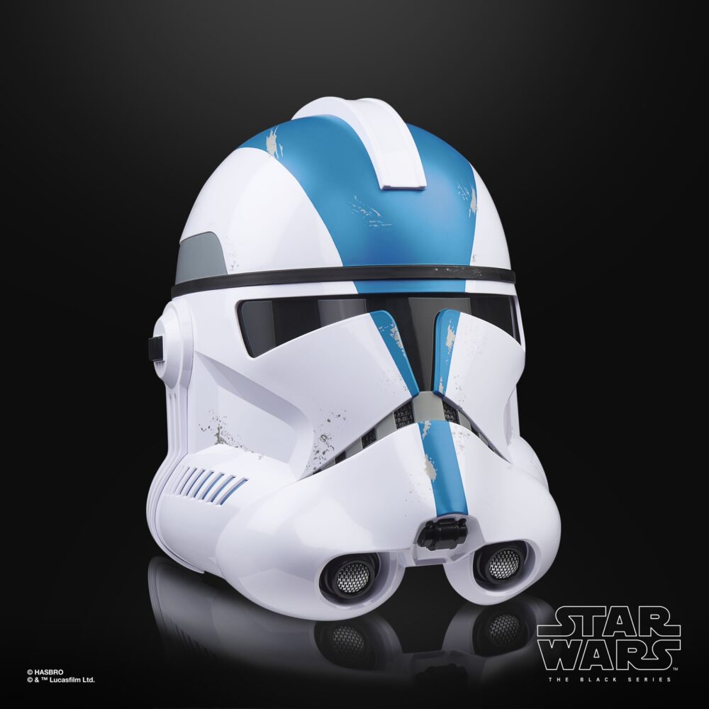 Réplica escala 1:1 del CASCO ELECTRÓNICO CLONE TROOPER 501ST LEGION STAR WARS BLACK SERIES de HASBRO