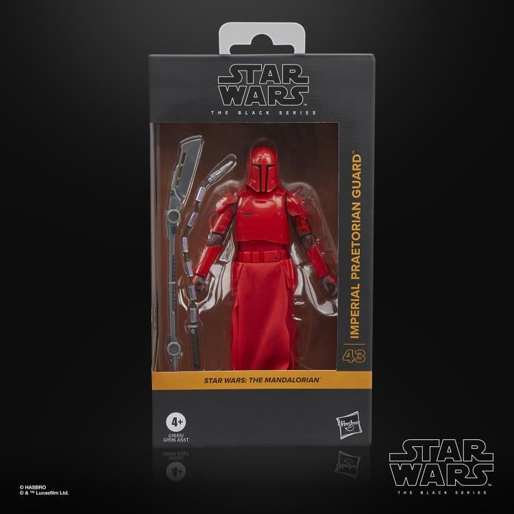 Figura de acción articulada de 16 cm del personaje IMPERIAL PRAETORIAN GUARD STAR WARS BLACK SERIES de HASBRO