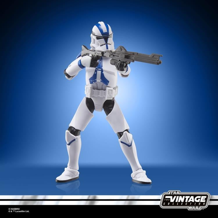 Figura de acción articulada de 9,5 cm del personaje CLONE TROOPER 501ST LEGION VINTAGE COLLECTION STAR WARS de HASBRO