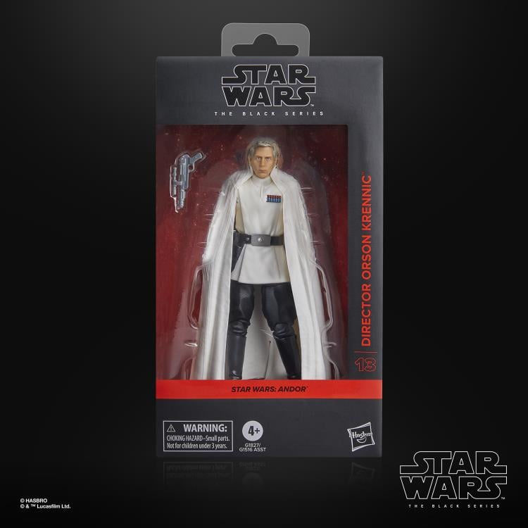 Figura de acción articulada de 16 cm del personaje DIRECTOR ORSON KRENNIC STAR WARS BLACK SERIES de HASBRO