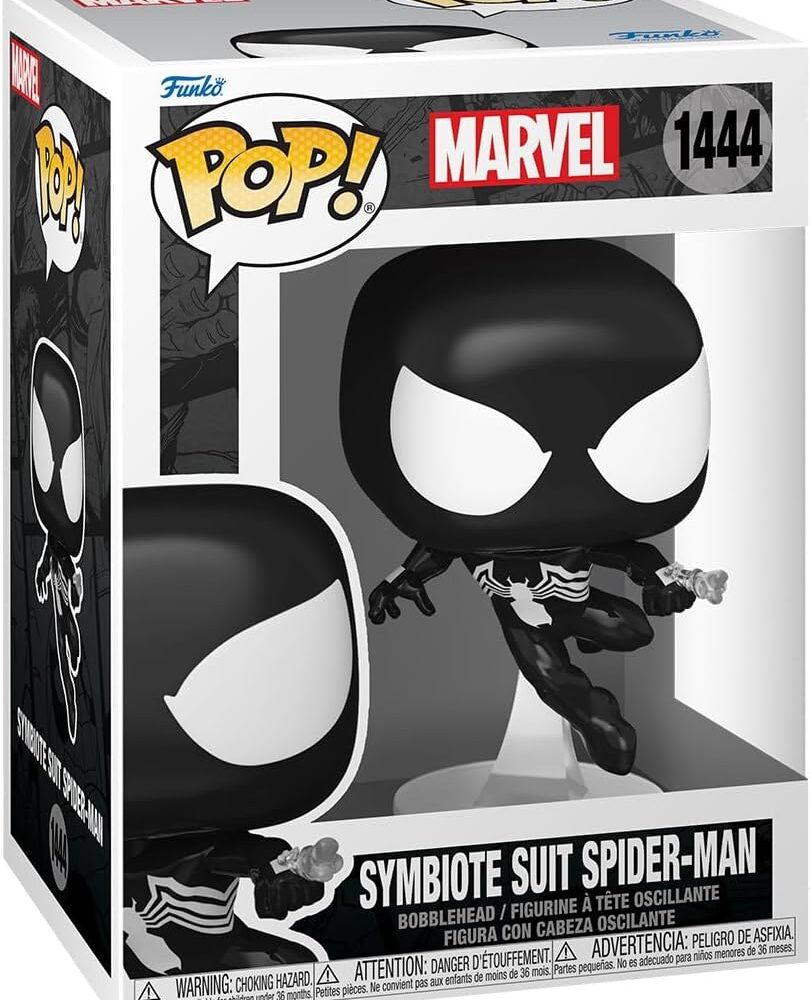 Figura de 9 cm MARVEL SYMBIOTE SUIT SPIDER-MAN 1444 de la colección funko pop!