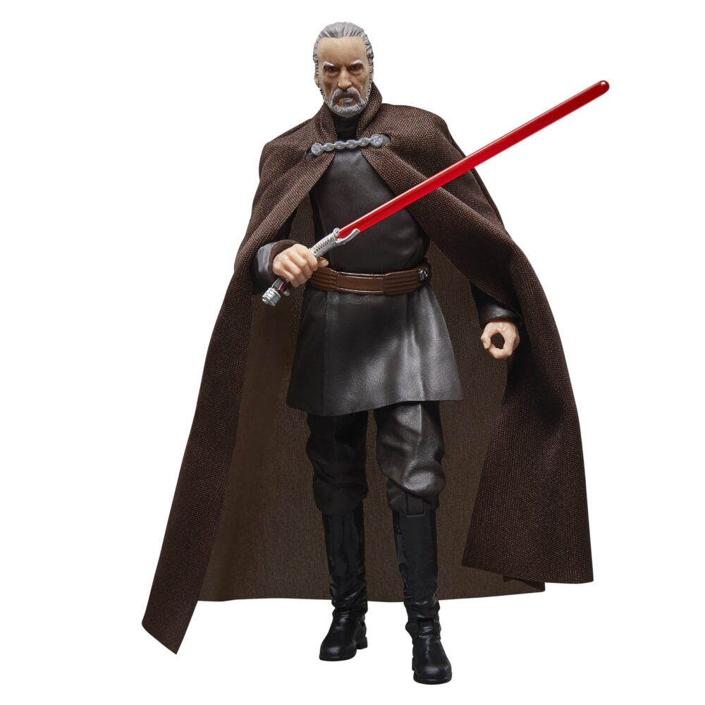 Figura de acción articulada de 16 cm del personaje COUNT DOOKU 20TH BLACK SERIES STAR WARS de HASBRO