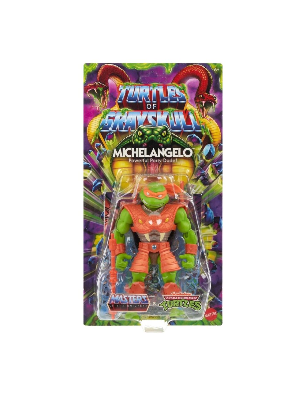 Michelangelo motu x tmnt turtles of grayskull masters del universo - imagen 3