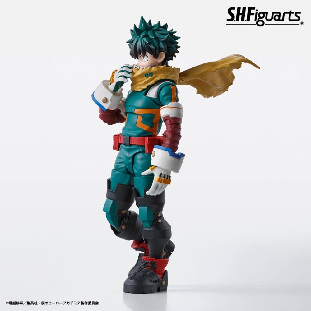 Figura de acción articulada de 16 cm del personaje IZUKU MIDORIYA MY HERO ACADEMIA SH FIGUARTS de TAMASHII NATIONS