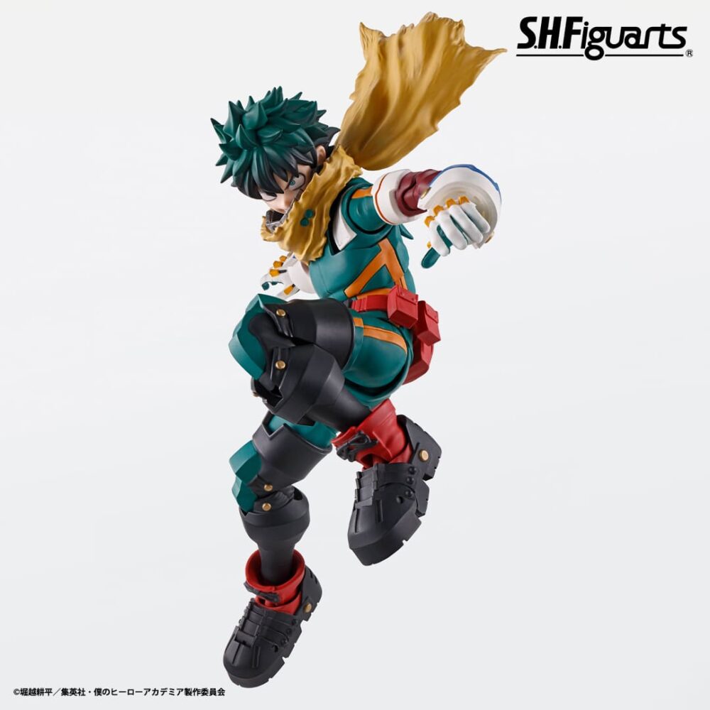 Figura de acción articulada de 16 cm del personaje IZUKU MIDORIYA MY HERO ACADEMIA SH FIGUARTS de TAMASHII NATIONS