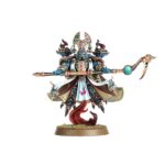 WARPFLAME THRALLBAND: THOUSAND SONS BATTLEFORCE. Los Hechiceros de los Mil Hijos lideran a sus tropas con la habilidad de un marionetista, moviéndolas por el campo de batalla como piezas sobre un tablero que solo ellos pueden ver. Los Marines Rúbrica, ataviados con servoarmaduras y armaduras Exterminador, marchan al unísono junto a enormes Robots Sekhetar, constructos infernales imbuidos de potentes conjuros. Esta completa caja contiene una fuerza de los Mil Hijos para Warhammer 40,000. Liderados por tres Hechiceros Exaltados y apoyados por Robots Sekhetar y Exterminadores Escarabeo Oculto, son una fuerza letal en manos de un general capaz. Completa la fuerza una unidad de Marines Rúbrica, ideales para tomar objetivos y reforzar tu potencia de fuego con sus armas pesadas y especiales. Los Robots Sekhetar están armados con lanzallamas pesados disformes, baterías fuego infernal y rifles de fusión piroflujo. El rifle de fusión piroflujo puede cambiarse por un proyector de llamas disformes y una terrible garra de energía. Los Marines Rúbrica pueden equiparse con bólteres infierno o lanzallamas disformes. Uno puede montarse con un letal cañón cosechaalmas y otro puede portar un Icono de llamas. El Aspirante Hechicero que los lidera puede equiparse con una pistola bólter infierno o una pistola de llamas disformes, como el resto de la unidad. Los Exterminadores Escarabeo Oculto están armados con combibólteres infierno y un khopesh prosperiano. Una miniatura puede equiparse con un lanzallamas pesado disforme, un cañón cosechaalmas o una batería fuego infernal. El Hechicero Escarabeo Oculto con báculo puede equiparse con un combibólter infierno o un khopesh prosperiano. Independientemente de cómo elijas montarlos, esta caja es un modo fantástico de empezar un ejército de Mil Hijos o ampliar tu colección con un versátil set de impresionantes miniaturas al tiempo que ahorras, si lo comparas con comprar cada kit por separado. La caja también trae en primicia las miniaturas de Robots Sekhetar.