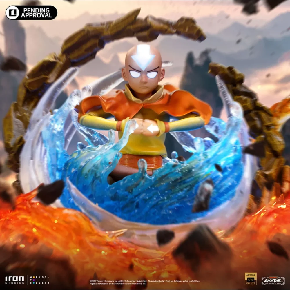 Aang avatar the last airbender art scale 1/10. Domina los elementos con esta impresionante estatua de aang de iron studios, inspirada en la querida serie animada avatar: la leyenda de aang. En escala artística 1/10, esta pieza coleccionable captura al joven avatar en una pose dinámica y poderosa, canalizando la energía de los cuatro elementos con gracia y determinación.