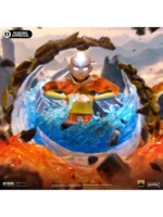 AANG AVATAR THE LAST AIRBENDER ART SCALE 1/10. Domina los elementos con esta impresionante estatua de Aang de Iron Studios, inspirada en la querida serie animada Avatar: La Leyenda de Aang. En escala artística 1/10, esta pieza coleccionable captura al joven Avatar en una pose dinámica y poderosa, canalizando la energía de los cuatro elementos con gracia y determinación.
