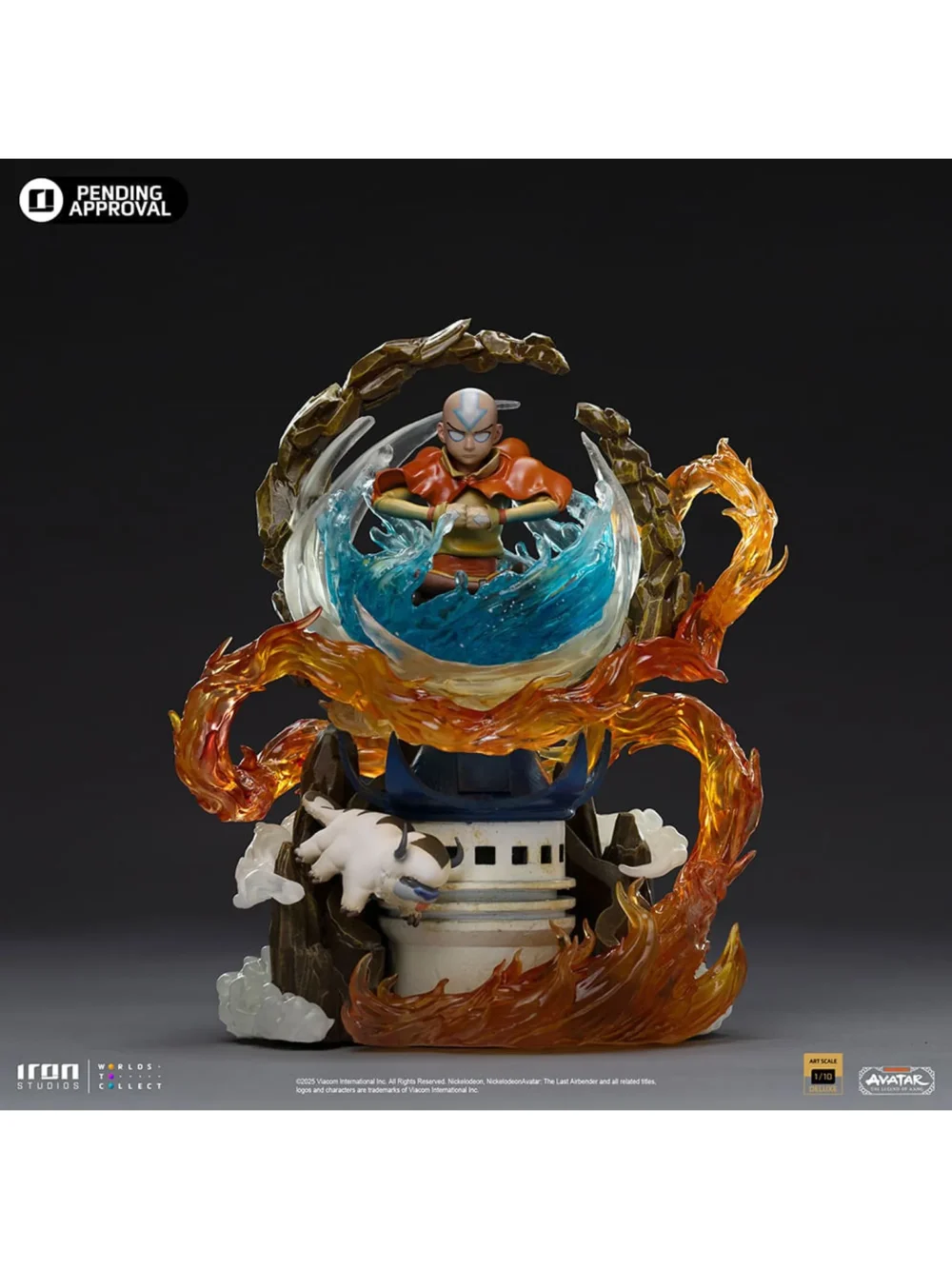 Aang avatar the last airbender art scale 1/10. Domina los elementos con esta impresionante estatua de aang de iron studios, inspirada en la querida serie animada avatar: la leyenda de aang. En escala artística 1/10, esta pieza coleccionable captura al joven avatar en una pose dinámica y poderosa, canalizando la energía de los cuatro elementos con gracia y determinación.