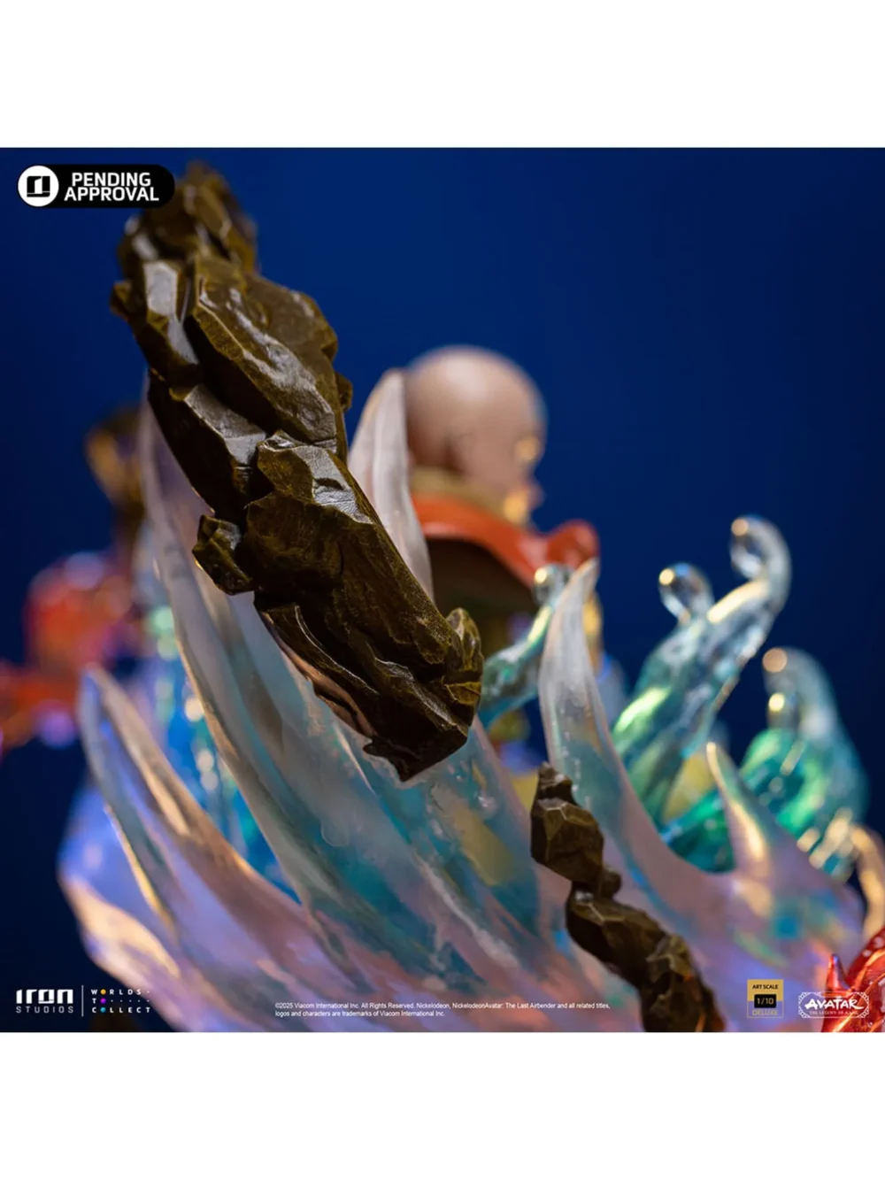 Aang avatar the last airbender art scale 1/10. Domina los elementos con esta impresionante estatua de aang de iron studios, inspirada en la querida serie animada avatar: la leyenda de aang. En escala artística 1/10, esta pieza coleccionable captura al joven avatar en una pose dinámica y poderosa, canalizando la energía de los cuatro elementos con gracia y determinación.