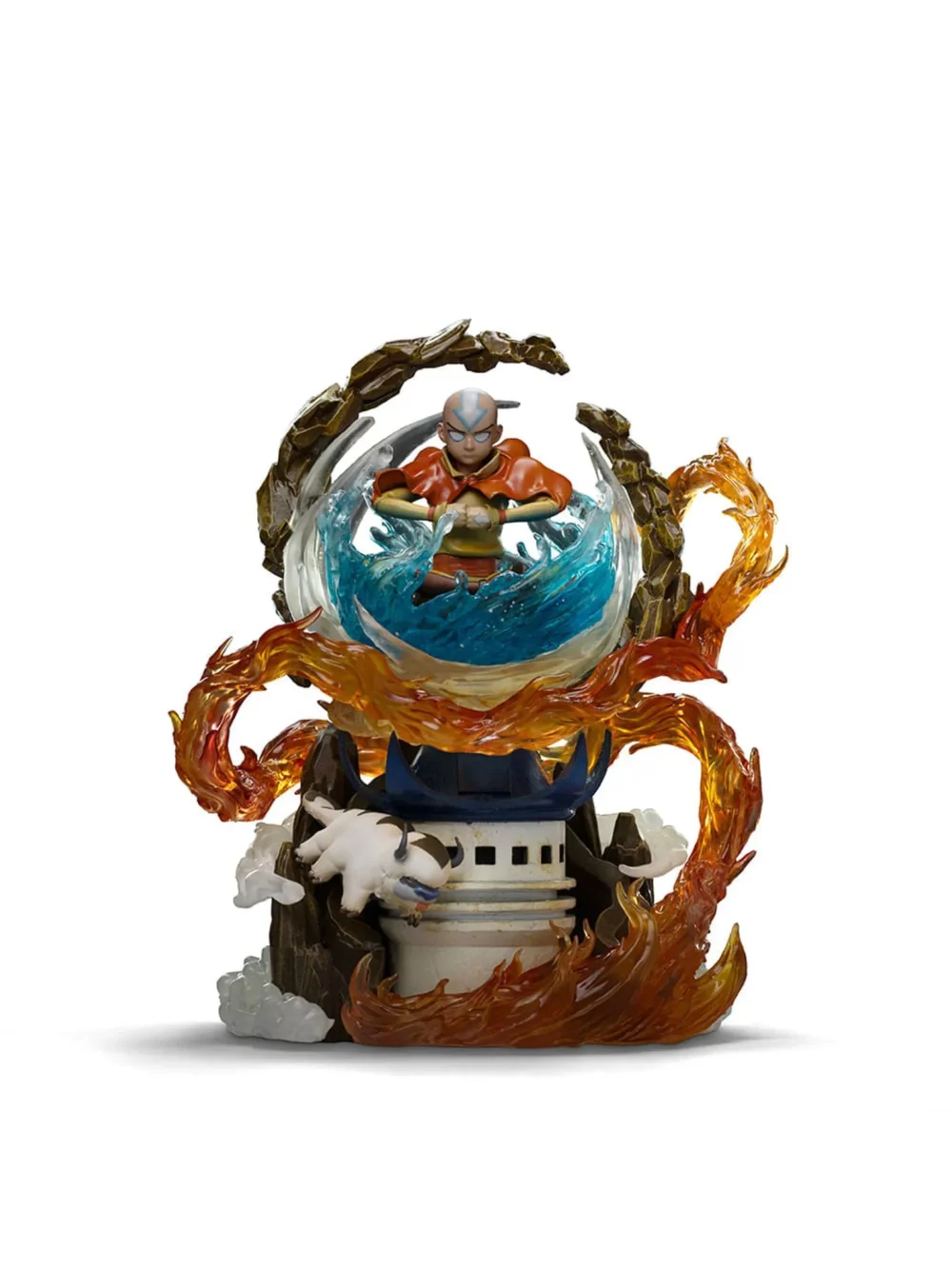 Aang avatar the last airbender art scale 1/10. Domina los elementos con esta impresionante estatua de aang de iron studios, inspirada en la querida serie animada avatar: la leyenda de aang. En escala artística 1/10, esta pieza coleccionable captura al joven avatar en una pose dinámica y poderosa, canalizando la energía de los cuatro elementos con gracia y determinación.