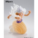 Figura de acción articulada de 15 cm del personaje MONKEY D LUFFY GEAR5 FUTURE ISLAND ONE PIECE SH FIGUARTS de Tamashii nations