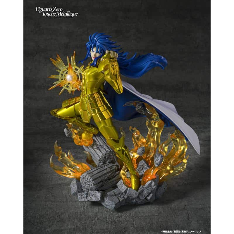 Estatua no articulada de la figura GEMINI SAGA SEIYA FIGUARTS ZERO TOUCHE METALLIQUE de TAMASHII NATIONS