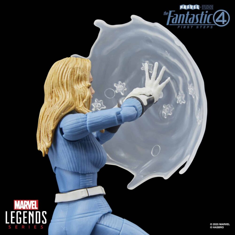 Figura de acción articulada de 16 cm del personaje INVISIBLE WOMAN MARVEL LEGENDS de HASBRO