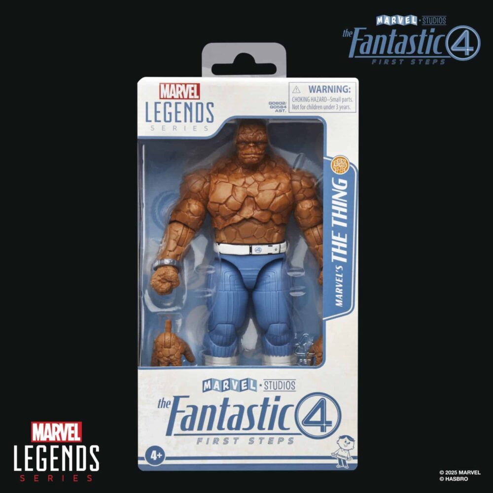 Figura de acción articulada de 16 cm del personaje JOHNNY STORM MARVEL LEGENDS de HASBRO