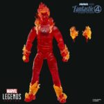 Figura de acción articulada de 16 cm del personaje HUMAN TORCH LOS 4 FANTÁSTICOS MARVEL LEGENDS de HASBRO