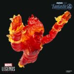 Figura de acción articulada de 16 cm del personaje HUMAN TORCH LOS 4 FANTÁSTICOS MARVEL LEGENDS de HASBRO