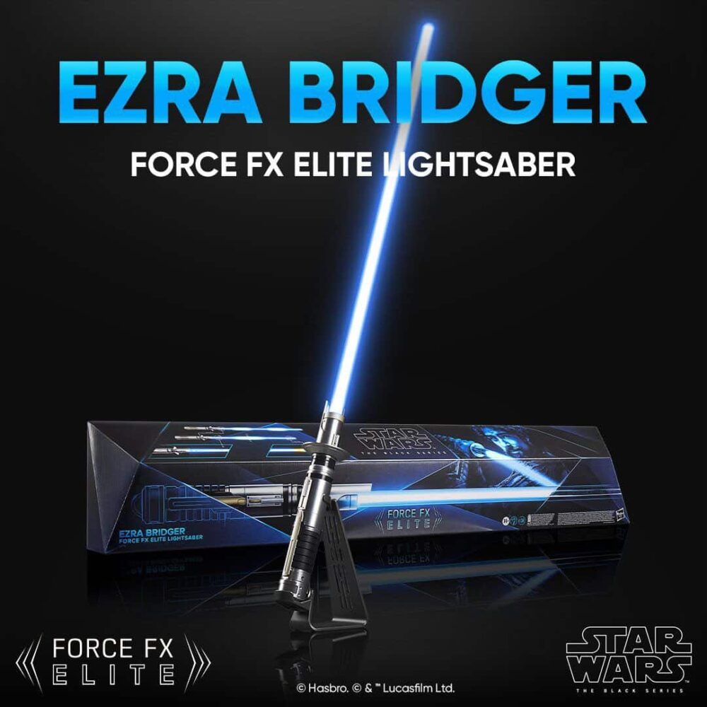 EZRA BRIDGER RÉPLICA 1/1 SABLE LASER FORCE FX ELITE LIGHTSABER STAR WARS de la marca HASBRO
