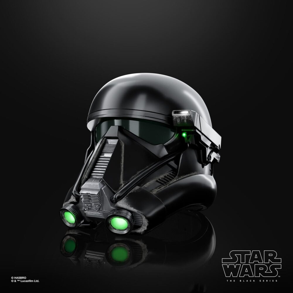 CASCO ELECTRÓNICO IMPERIAL DEATH TROOPER BLACK SERIES STAR WARS de la marca HASBRO