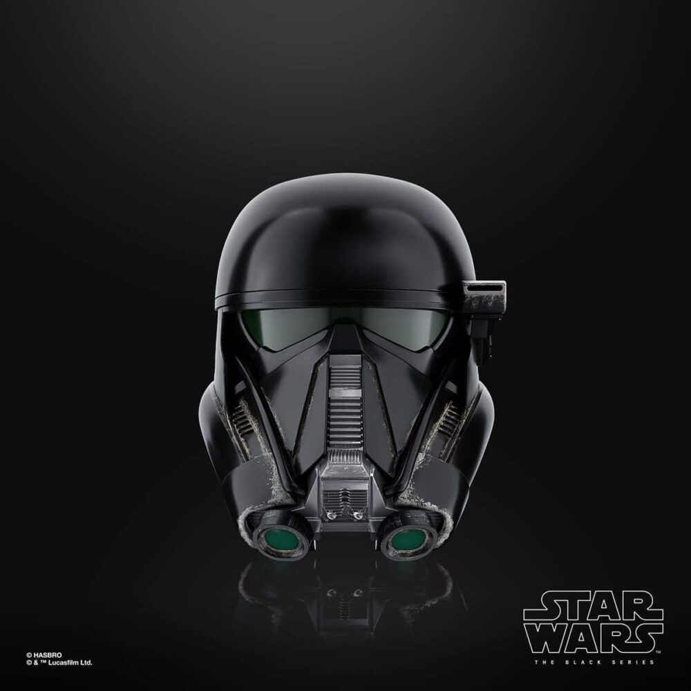CASCO ELECTRÓNICO IMPERIAL DEATH TROOPER BLACK SERIES STAR WARS de la marca HASBRO