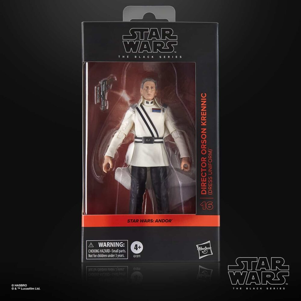 Figura de acción articulada de 16 cm del personaje DIRECTOR ORSON KRENNIC BLACK SERIES STAR WARS (Dress Uniform) de HASBRO