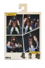 FOOT ASSASSIN (CLASSIC COLORS) TEENAGE MUTANT NINJA TURTLES NECA. Basado en los cómics originales de Eastman & Laird Teenage Mutant Ninja Turtles de Mirage Studios. Desde la historia de la ciudad en la guerra, este Asesino de Foot se encuentra en escala de 7 pulgadas e incluye manos extra, cabezas alternas, bomba de tiempo, armas de ninja y capa extraíble. Viene en empaques amigables con arte de caja original de Kevin Eastman.