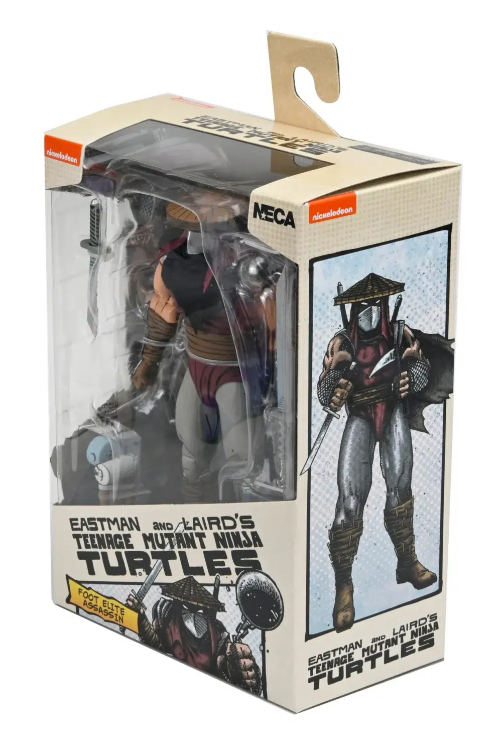 Foot assassin (classic colors) teenage mutant ninja turtles neca. Basado en los cómics originales de eastman & laird teenage mutant ninja turtles de mirage studios. Desde la historia de la ciudad en la guerra, este asesino de foot se encuentra en escala de 7 pulgadas e incluye manos extra, cabezas alternas, bomba de tiempo, armas de ninja y capa extraíble. Viene en empaques amigables con arte de caja original de kevin eastman.