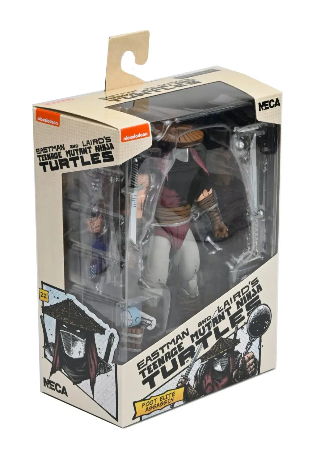 Foot assassin (classic colors) teenage mutant ninja turtles neca. Basado en los cómics originales de eastman & laird teenage mutant ninja turtles de mirage studios. Desde la historia de la ciudad en la guerra, este asesino de foot se encuentra en escala de 7 pulgadas e incluye manos extra, cabezas alternas, bomba de tiempo, armas de ninja y capa extraíble. Viene en empaques amigables con arte de caja original de kevin eastman.
