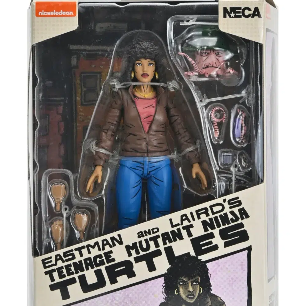 April o’neil teenage mutant ninja turtles neca. Basado en los cómics de eastman & laird's teenage mutant ninja turtles de mirage studios. Neca celebra la icónica april o-neil con una nueva escultura. Esta figura de acción a escala de 7 pulgadas incluye manos intercambiables, una mini figura del profesor obligado, y más. Viene en empaque amable de coleccionista con obras de arte originales de kevin eastman.