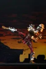 BATTLE DAMAGED SHREDDER TEENAGE MUTANT NINJA TURTLES NECA. Basado en los cómics originales de Eastman & Laird Teenage Mutant Ninja Turtles de Mirage Studios. Oroku Saki ha heredado el papel de El triturador de su hermano caído, Oroku Nagi. La amarga rivalidad entre los clanes de Oroku y Hamato continúa, y The Foot no se detendrá ante nada hasta que su antiguo amo sea vengado. Con un clásico de pintura de color demandada por fans, esta figura de acción de escala dañada por la batalla incluye manos intercambiables, cabeza extra, granada de equitación y guante destruido. Viene en un embalaje especial de la caja de la ventana de tributo de cómic ilustrado por Kevin Eastman.