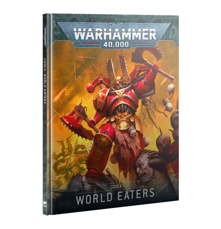CODEX: WORLD EATERS (ESPAÑOL) es un libro fundamental para coleccionistas que disfrutan desatando a los elegidos de Khorne sobre una galaxia desprevenida. Este impresionante tomo está repleto de ilustraciones sangrientas, material de trasfondo aterrador, fotografías impactantes y las reglas necesarias para dar rienda suelta a tus feroces guerreros en partidas de Warhammer 40,000. Encontrarás hojas de datos, destacamentos, reglas narrativas de Cruzada y una sección completa de Patrulla para librar partidas tácticas y reñidas con tu colección. Este libro te permitirá vivir tu adoración al Dios de la Sangre independientemente de cómo te guste coleccionar, pintar y jugar con tus Devoradores de Mundos.