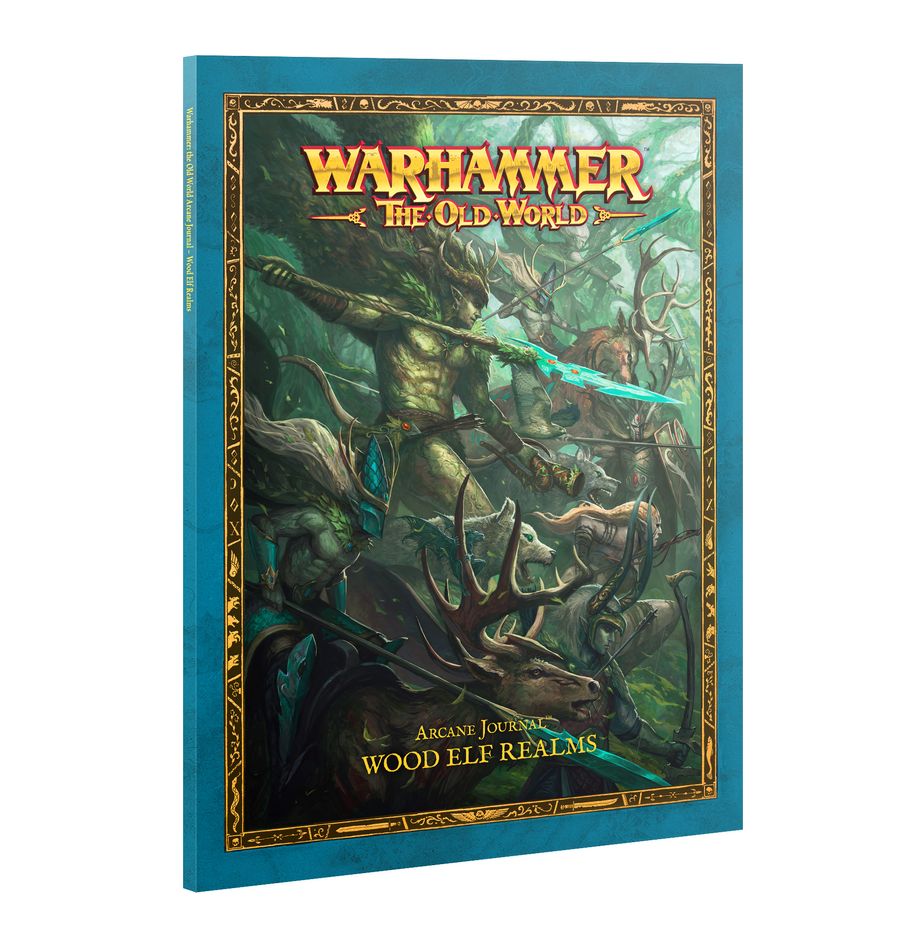 ARCANE JOURNAL: WOOD ELF REALMS (INGLÉS). Solo en inglés. The Wood Elves made the great forest of Athel Loren their home in the ancient days, and have defended it from Orcs, Beastmen, Dwarfs, and anyone else who would violate their sacred groves. Rejecting heavy armour, they are light on their feet, moving through the forest with ease and grace to ambush their clumsy foes. This essential guide delves into the mysterious background and lore of the Wood Elf Realms, and gives you additional rules to use in your games of Warhammer: The Old World. Combined with Warhammer: The Old World – Forces of Fantasy, you'll have plenty of options and more in-depth rules to get the most out of your Asrai warriors and mystical woodland spirits on the tabletop.