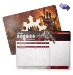 DATASHEET CARDS: WORLD EATERS Solo en inglés. The armies of the World Eaters are unsubtle hordes of frenzied warriors, slavering daemons, and enraged cultists barely organised into a fighting force. They rush forward with little thought for tactics, merely attempting to spill as much blood for their god as possible.