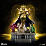 Estatua de 27 cm del personaje ARIES MU SAINT SEIYA DELUXE ART SCALE 1/10 de la marca IRON STUDIOS