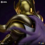 Estatua de 27 cm del personaje ARIES MU SAINT SEIYA DELUXE ART SCALE 1/10 de la marca IRON STUDIOS