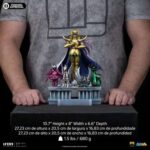 Estatua de 27 cm del personaje ARIES MU SAINT SEIYA DELUXE ART SCALE 1/10 de la marca IRON STUDIOS