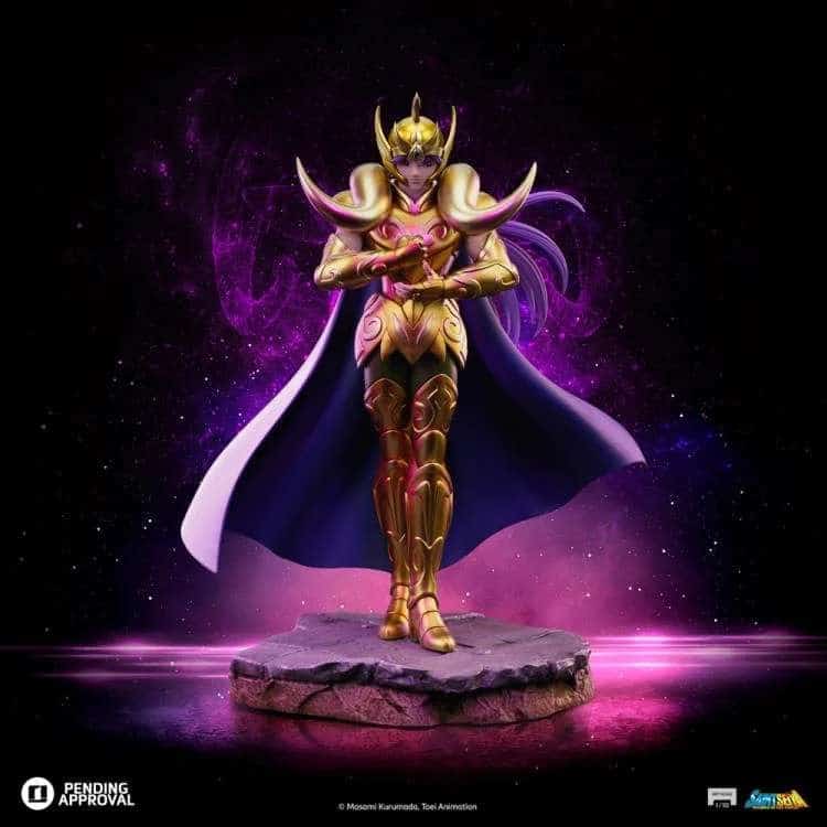 Estatua de aries mu saint seiya art scale 1/10 de la marca iron studios