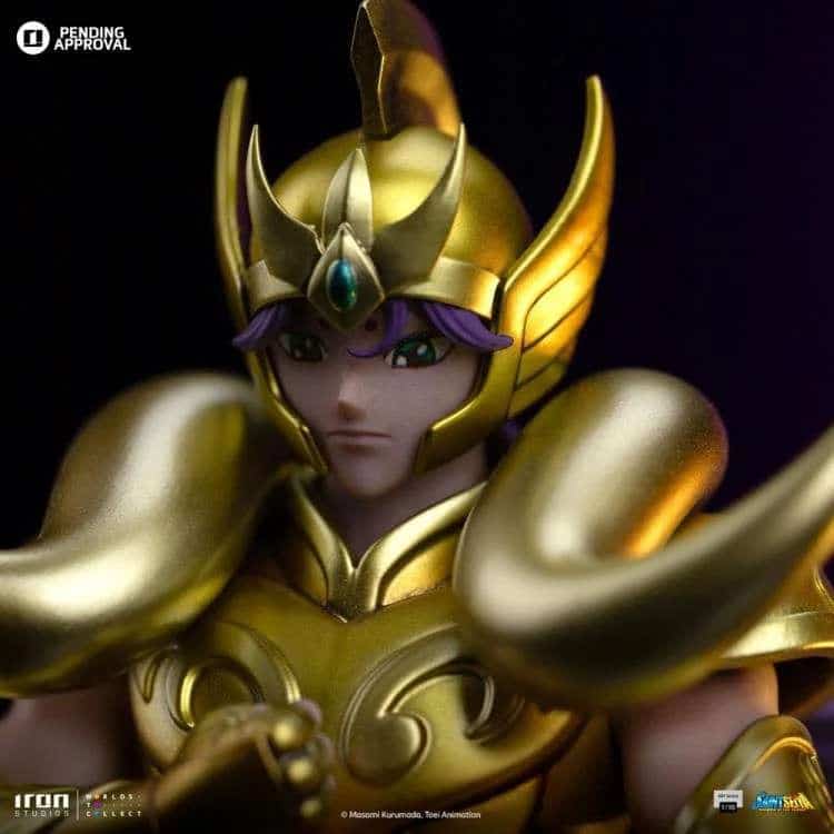 Estatua de aries mu saint seiya art scale 1/10 de la marca iron studios