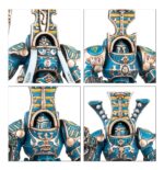 WARPFLAME THRALLBAND: THOUSAND SONS BATTLEFORCE. Los Hechiceros de los Mil Hijos lideran a sus tropas con la habilidad de un marionetista, moviéndolas por el campo de batalla como piezas sobre un tablero que solo ellos pueden ver. Los Marines Rúbrica, ataviados con servoarmaduras y armaduras Exterminador, marchan al unísono junto a enormes Robots Sekhetar, constructos infernales imbuidos de potentes conjuros. Esta completa caja contiene una fuerza de los Mil Hijos para Warhammer 40,000. Liderados por tres Hechiceros Exaltados y apoyados por Robots Sekhetar y Exterminadores Escarabeo Oculto, son una fuerza letal en manos de un general capaz. Completa la fuerza una unidad de Marines Rúbrica, ideales para tomar objetivos y reforzar tu potencia de fuego con sus armas pesadas y especiales. Los Robots Sekhetar están armados con lanzallamas pesados disformes, baterías fuego infernal y rifles de fusión piroflujo. El rifle de fusión piroflujo puede cambiarse por un proyector de llamas disformes y una terrible garra de energía. Los Marines Rúbrica pueden equiparse con bólteres infierno o lanzallamas disformes. Uno puede montarse con un letal cañón cosechaalmas y otro puede portar un Icono de llamas. El Aspirante Hechicero que los lidera puede equiparse con una pistola bólter infierno o una pistola de llamas disformes, como el resto de la unidad. Los Exterminadores Escarabeo Oculto están armados con combibólteres infierno y un khopesh prosperiano. Una miniatura puede equiparse con un lanzallamas pesado disforme, un cañón cosechaalmas o una batería fuego infernal. El Hechicero Escarabeo Oculto con báculo puede equiparse con un combibólter infierno o un khopesh prosperiano. Independientemente de cómo elijas montarlos, esta caja es un modo fantástico de empezar un ejército de Mil Hijos o ampliar tu colección con un versátil set de impresionantes miniaturas al tiempo que ahorras, si lo comparas con comprar cada kit por separado. La caja también trae en primicia las miniaturas de Robots Sekhetar.